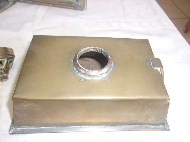 Antique brass Viking kerosene signal lantern
