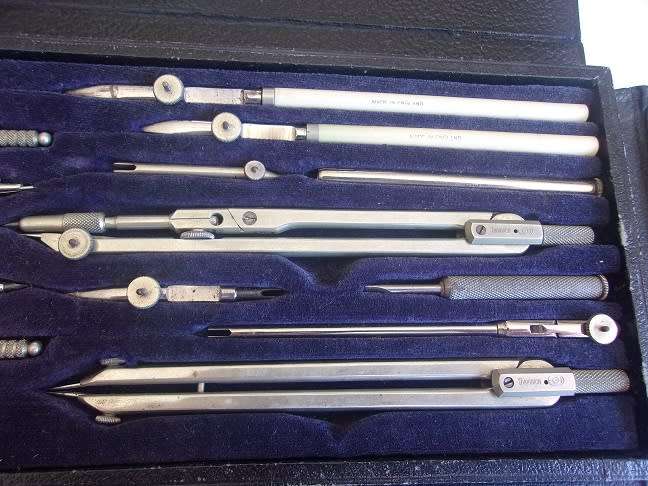 Vintage A G Thornton architectural drawing set - great condition