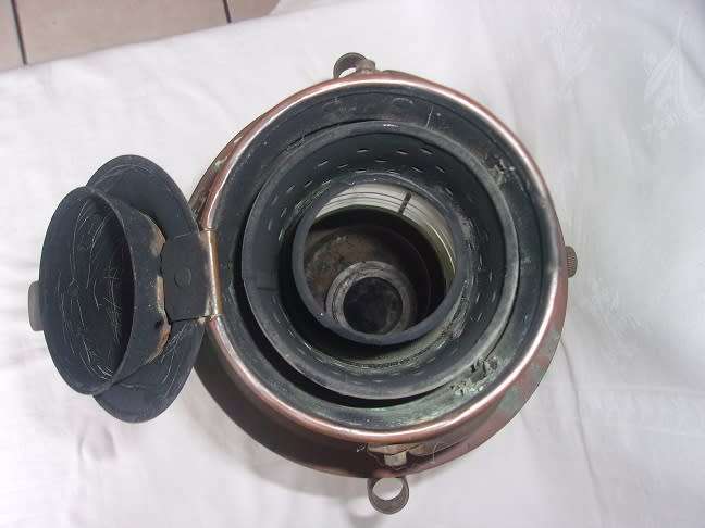 Large vintage Sidrena ships anchor lantern