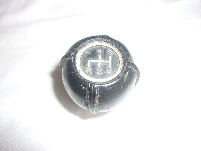 Vintage sports steering wheel & leather gear shift knob for 1 bid