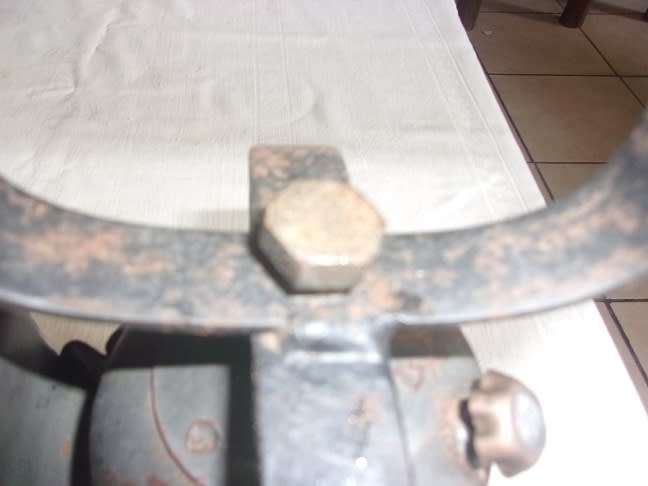 Vintage carbide lamp with reflector and brass trim