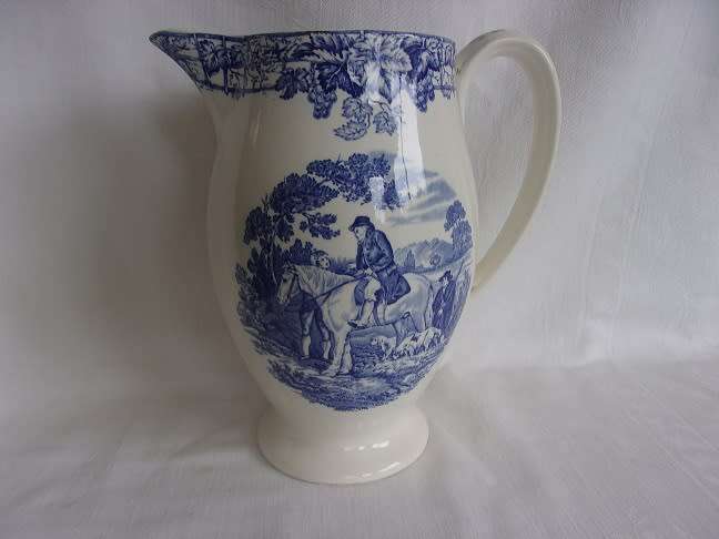 Vintage Copeland Spode blue `Byron` part dinner service