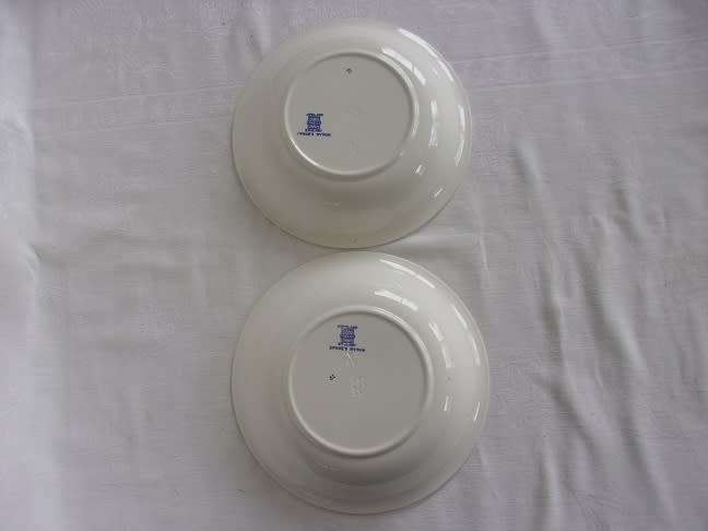 Vintage Copeland Spode blue `Byron` part dinner service