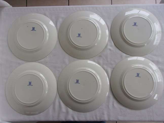 Vintage Copeland Spode blue `Byron` part dinner service