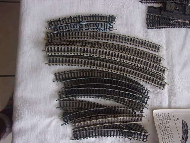 Vintage Rivarossi N gauge Open Car & lot of tracks for 1 bid