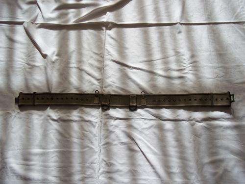 Old army web belt