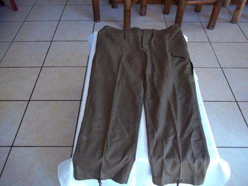 Pair of army long brown pants