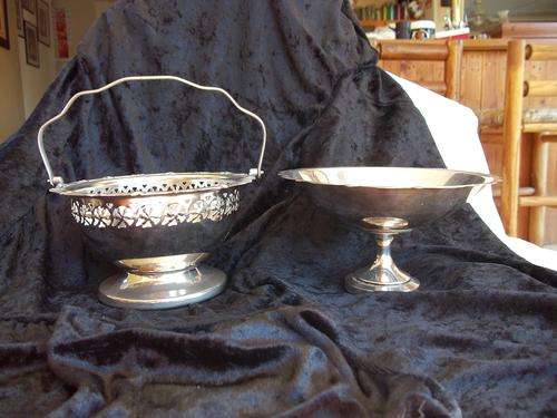 Lot of 2 EPNS bon bon bowls - 1 bid for both!!!