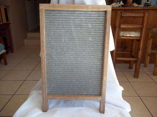 Old double sided washing board