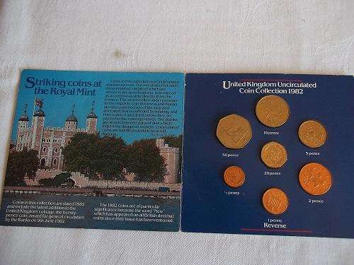 United Kingdom Uncirculated Coin Collection 1982