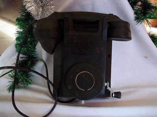 Vintage Ericsson LM Magneto wall Telephone: South African Post Office