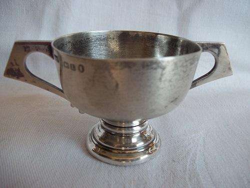 Lovely antique Victorian hallmarked silver trophy