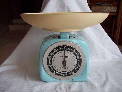 Vintage retro Krups 10kg kitchen scale