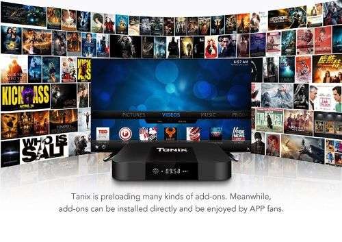 Tanix TX3 Mini TV Box S905W 2.4GHz WiFi Android 7.1 Support 4K HD1.4 64Bit 1+16G