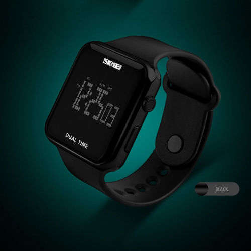 SKMEI Men Women Sport Watch Digital LED Waterproof Electronic Qu