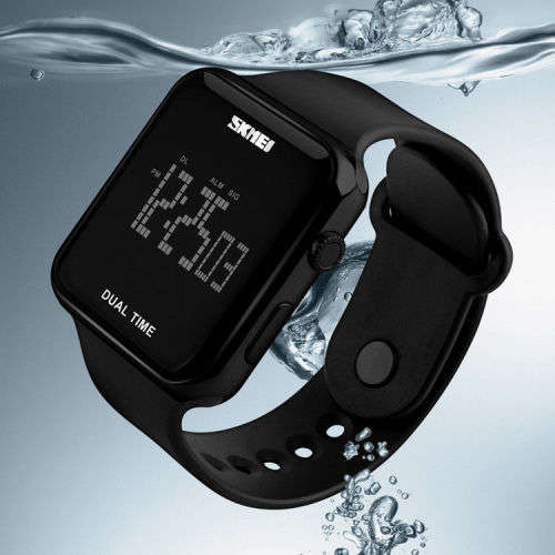SKMEI Men Women Sport Watch Digital LED Waterproof Electronic Qu