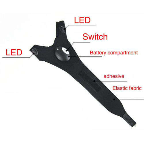 FREE SHIPPING - Night Fishing Glove with LED Light Rescue Tools Outdoor Gear Waterproof Light  K