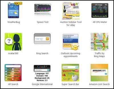 **NEW** Windows 7 Gadget Collection