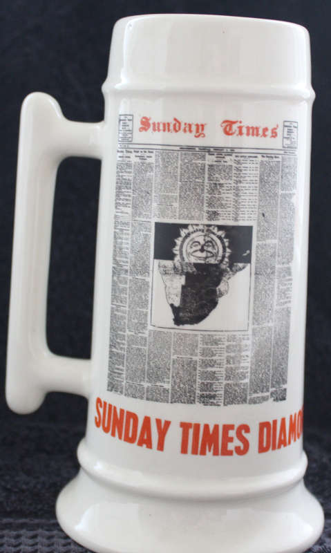 Crescent Ware Sunday Times Newspaper Beer Mug