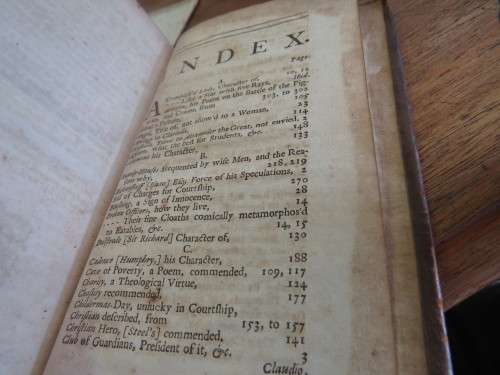 THE SPECTATOR   -PRINTED IN  1726! - LONDON- LOW START