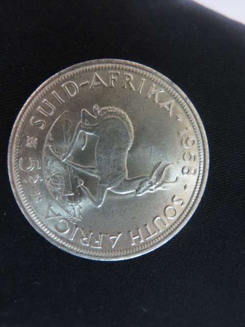 1958  5 SHILLING   A/UNC