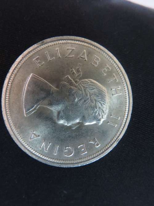 1958  5 SHILLING   A/UNC