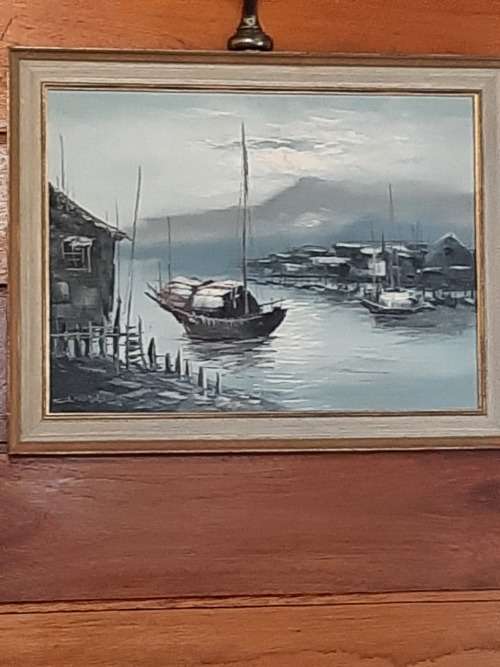 LOVELY   OIL PAINTING   SIGNED