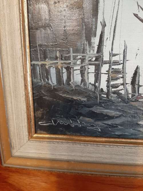 LOVELY   OIL PAINTING   SIGNED
