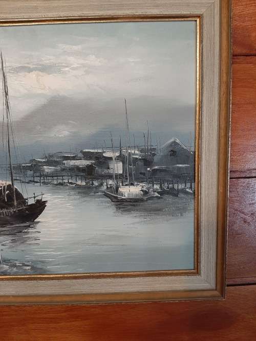 LOVELY   OIL PAINTING   SIGNED