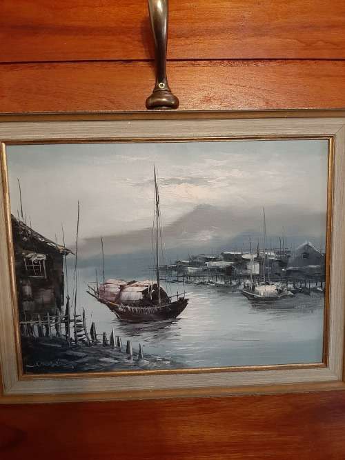 LOVELY   OIL PAINTING   SIGNED