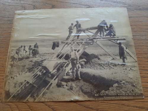 4  ZAR ANTIQUE ALBUM PHOTO PRINTS  ON CARD BOTH SIDES  PRETORIA CHURCH SQUARE
