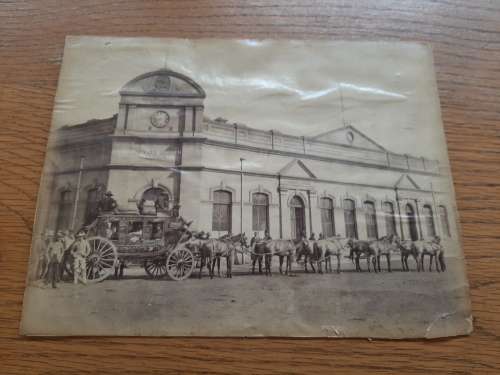 4  ZAR ANTIQUE ALBUM PHOTO PRINTS  ON CARD BOTH SIDES  PRETORIA CHURCH SQUARE