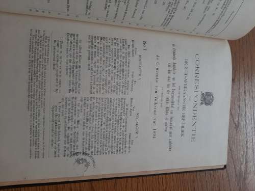 BOER WAR !!Correspondentie ZAR  oor de Conventie van Volkrust  gedrukt staatsdrukkery Pretoria 1899