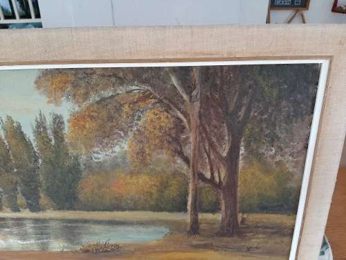K ROSE .INNES   OIL PAINTING OF SCENE IN MAGALIESBERG  78CM ×56CM with frame