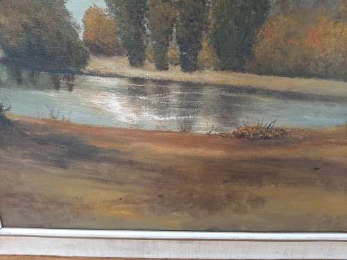 K ROSE .INNES   OIL PAINTING OF SCENE IN MAGALIESBERG  78CM ×56CM with frame