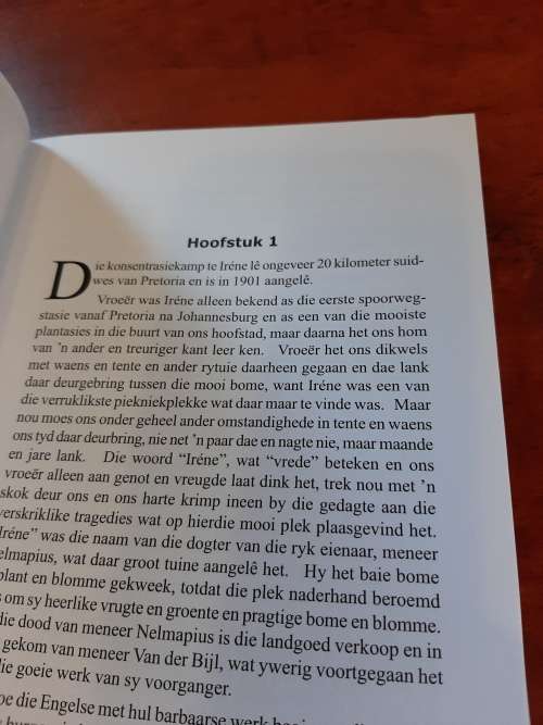 DIE KONSENTRASIE KAMP VAN IRENE   JOHANNA BRAND