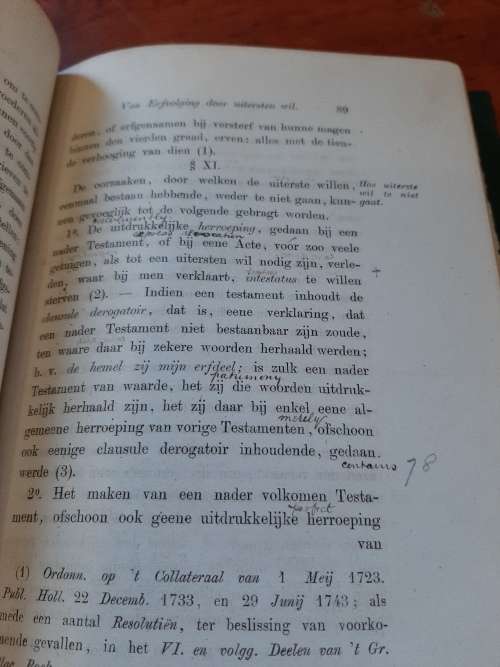 KOOPMANS HANDBOEK   VAN DER LINDEN 1806