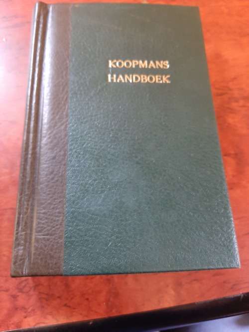 KOOPMANS HANDBOEK   VAN DER LINDEN 1806