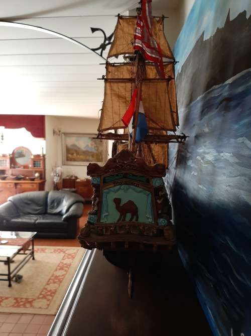 DIE DROMMEDARIS   SAIL  SHIP MODEL !! LARGE