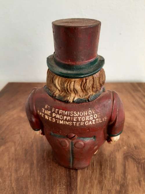 STUNNING RARE ORGINAL PAUL KRUGER  TRANSVAAL DIE CAST IRON MONEYBOX MADE IN ENGLAND  LATE 1800`S