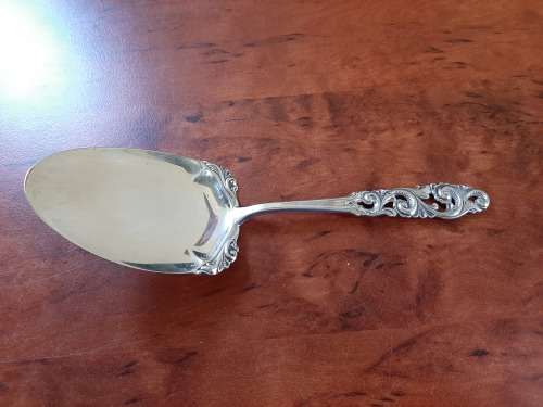 Antique  QUALITY STERLING SILVER 830 MARK MYLIUS NORWAY cake lifter 30g  160×50mm0