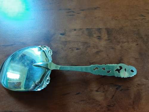 Antique  QUALITY STERLING SILVER 830 MARK MYLIUS NORWAY cake lifter 30g  160×50mm0