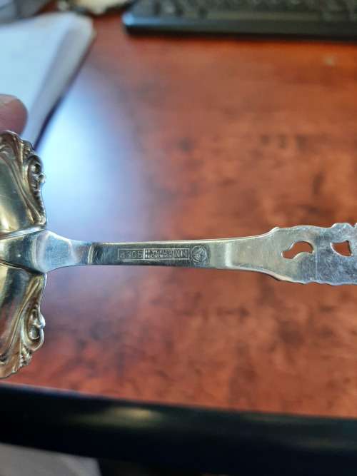 Antique  QUALITY STERLING SILVER 830 MARK MYLIUS NORWAY cake lifter 30g  160×50mm0