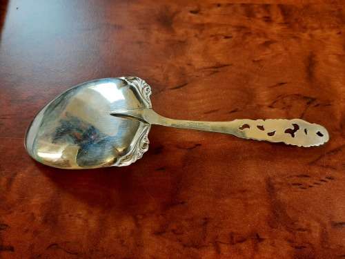 Antique  QUALITY STERLING SILVER 830 MARK MYLIUS NORWAY cake lifter 30g  160×50mm0