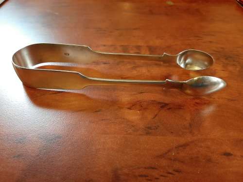 1832!GEORGIAN 925 STERLING SILVER SUGER TONGS 47GRAM JAMES PAYNE LONDON ENGLAND
