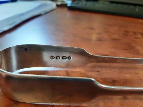 1832!GEORGIAN 925 STERLING SILVER SUGER TONGS 47GRAM JAMES PAYNE LONDON ENGLAND