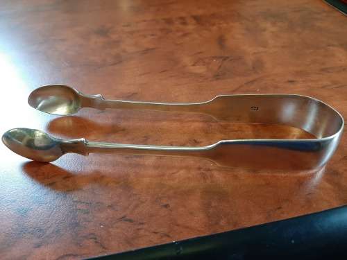 1832!GEORGIAN 925 STERLING SILVER SUGER TONGS 47GRAM JAMES PAYNE LONDON ENGLAND