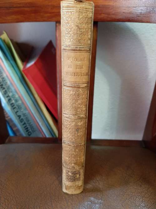 BEAUTIFULL BOOK   !THE CONSTITUTION OF ENGLAND  PUBLISHED IN LONDON  1834!!
