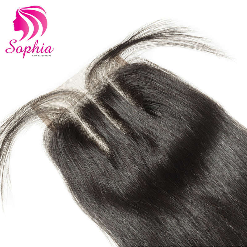 Sophia 10A Peruvian Straight Human Hair 3 Bundles With Closure (FREE SHIPPING)