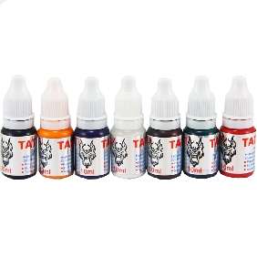 7 colour Tattoo Ink(10ml) ***Free P&P***